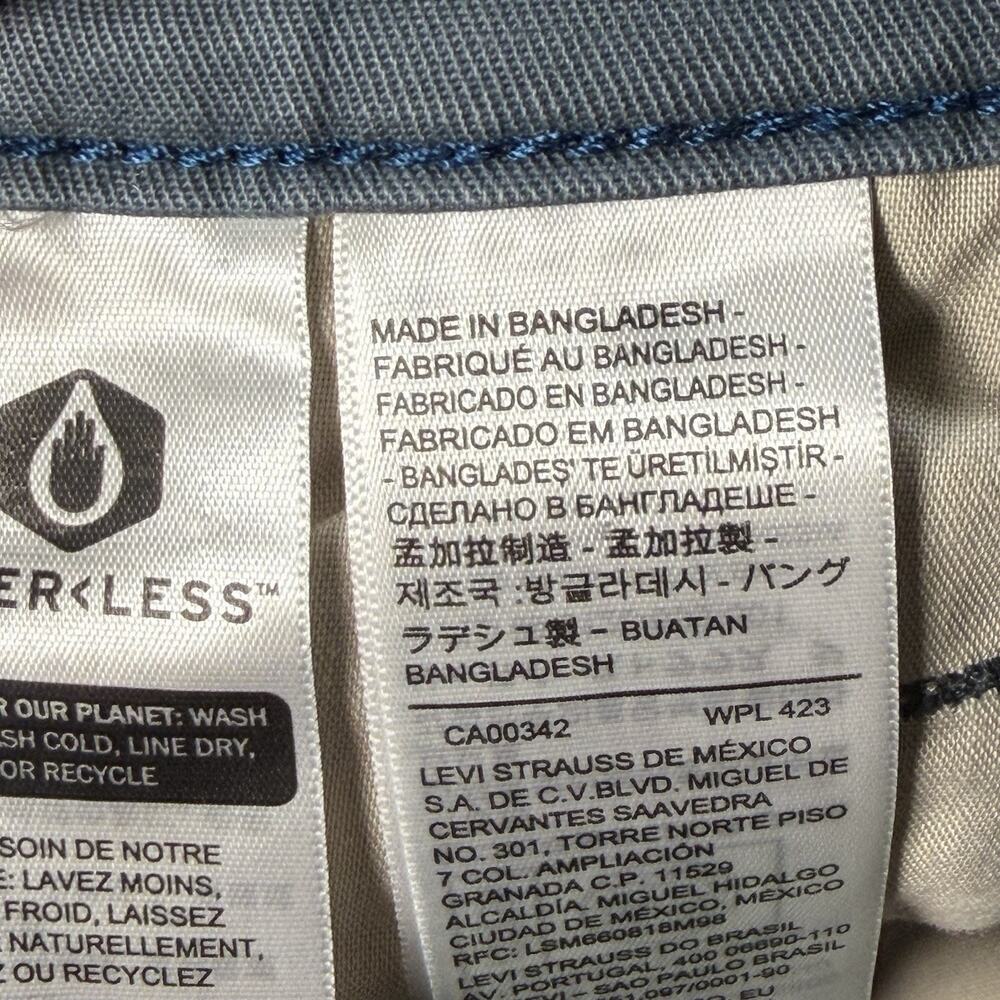 Levi's Chino Mens 29x32 (32x31) Xx Standard Tapered Chino Pants Dark Slate - Picture 5 of 7